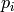p_i
